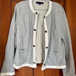 Tommy Hilfiger Women's Open Button Cardigan Size XL Workwear Office Posh